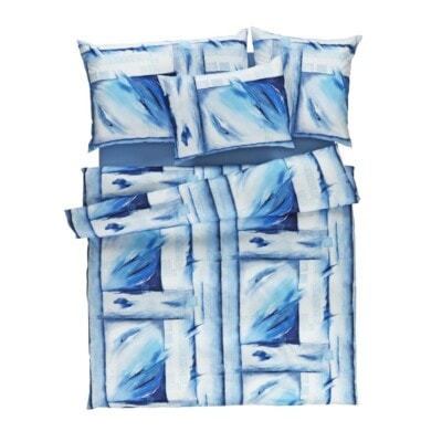 Bettwäsche "Vulcano" blau