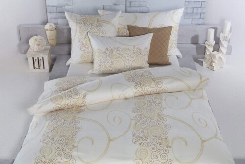 Beige Bettwäsche mit Stil