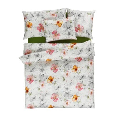 Bettwäsche "Lotta" buntes Blumenmuster