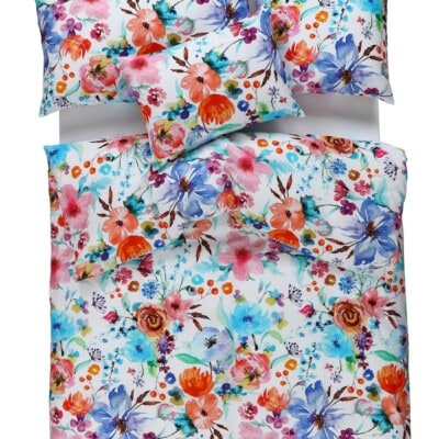 Bettwäsche "Luise" kräftiges Blumenmuster