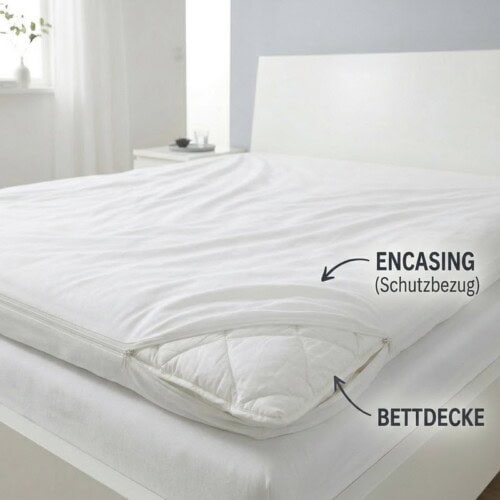 Milbenschutz Bettdeckenbezug Evolon® 160 x 210 cm
