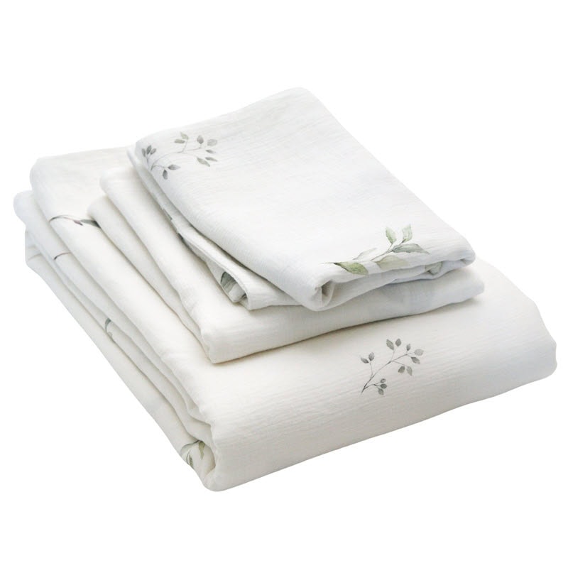 Musselin Bettwäsche "Alva" in Schweizer Grössen – Schweizer Schafwollprodukte Musselin Bettwäsche "Alva" in Schweizer Grössen – Schweizer Schafwollprodukte