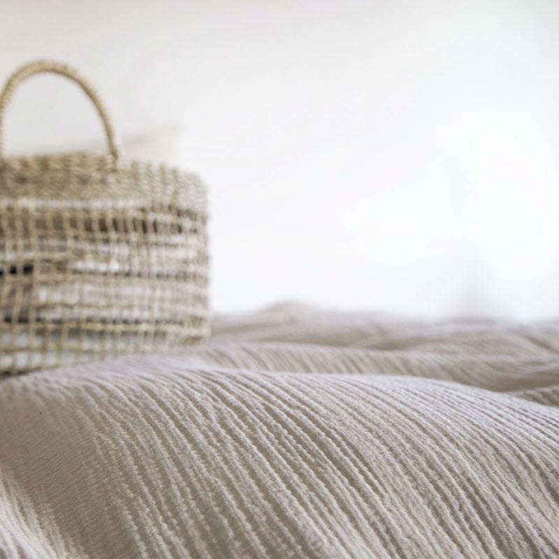 Bettwäsche Musselin einfarbig Farbe sand – Schweizer Schafwollprodukte Bettwäsche Musselin einfarbig Farbe sand – Schweizer Schafwollprodukte