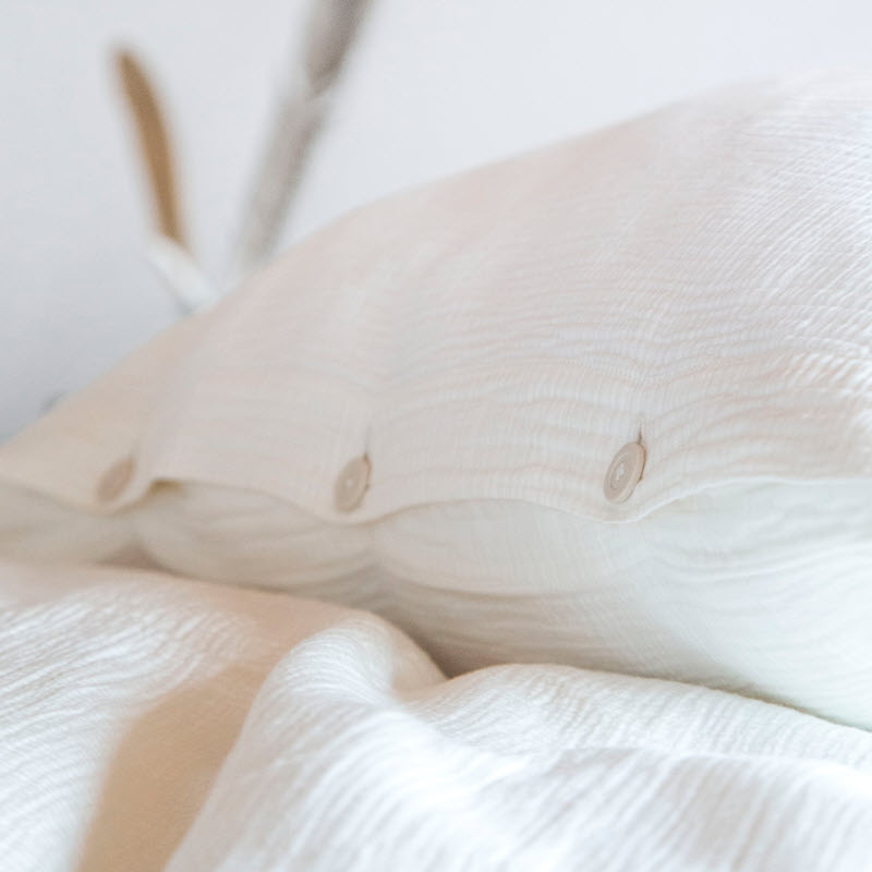 Bettwäsche Musselin einfarbig weiss – Schweizer Schafwollprodukte Bettwäsche Musselin einfarbig weiss – Schweizer Schafwollprodukte