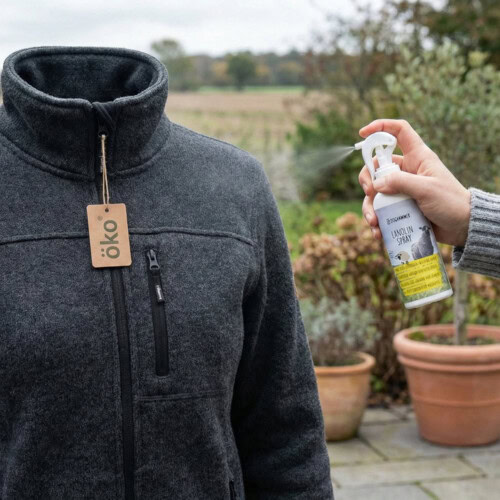 Lanolin Spray für Wollprodukte – Schweizer Schafwollprodukte Lanolin Spray für Wollprodukte