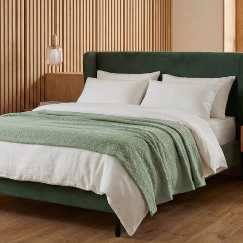 Tagesdecke für ein nobles Schlafzimmer