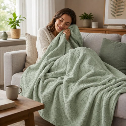 Unsere Kuscheldecke Nelita